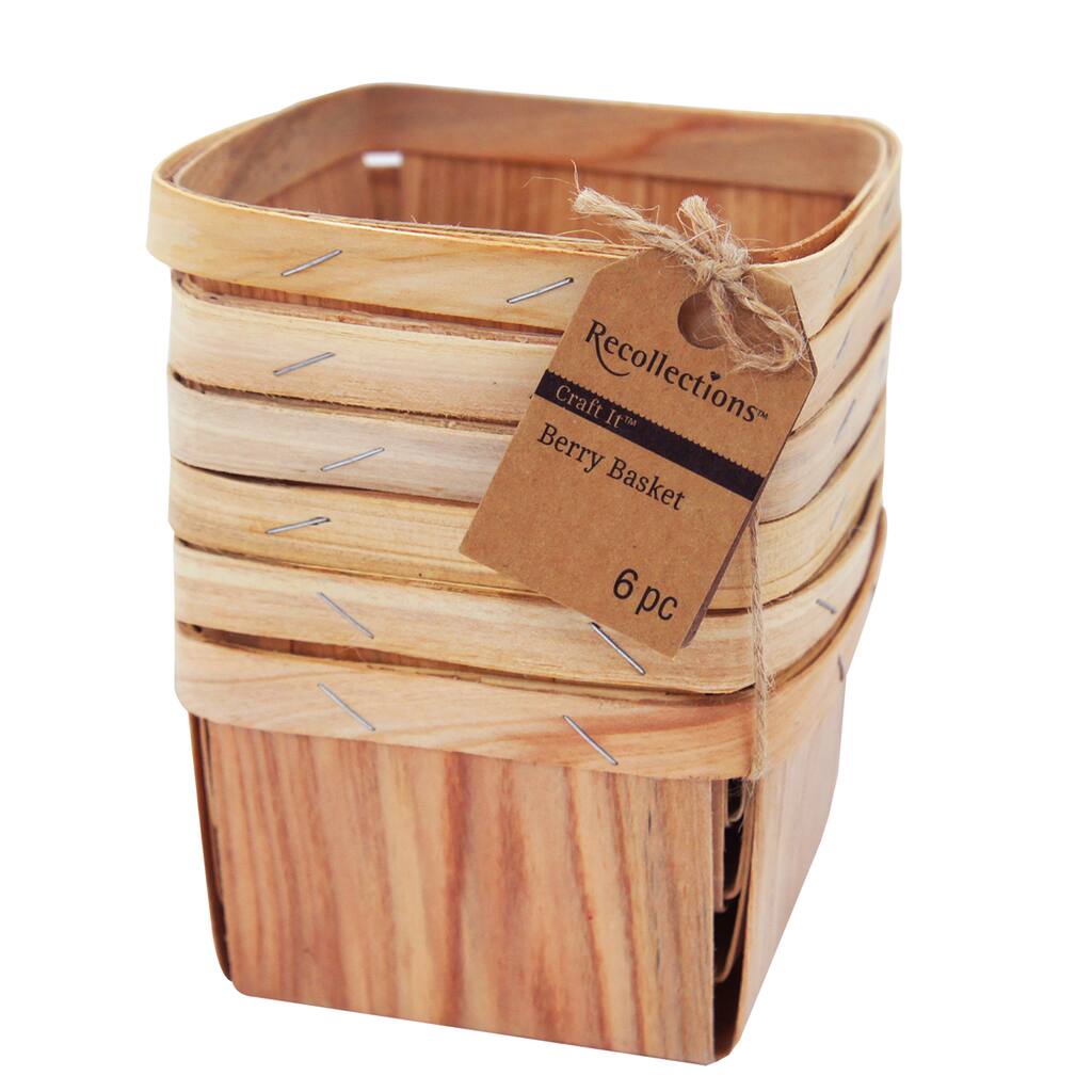 Recollections Craft It Wooden Berry Baskets
